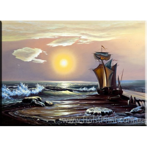 Картины море, Морской пейзаж, ART: MOR777045, , 168.00 грн., MOR777045, , Морской пейзаж картины